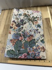 VTG floral tapestry photo album 13.5 x 8 25 pga Holds 4x6 Prints