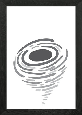 Torondo Twister Hunter Str gerahmtes Wandbild Poster Leinwanddruck Bild