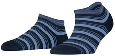 Falke Womens Smart Stripe Sneaker Socks - Space Blue