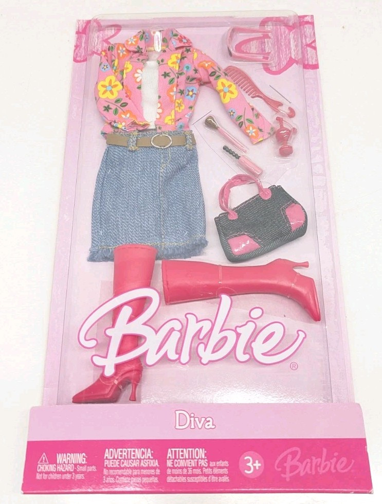 Barbie Doll Diva Fashion Mattel 2005 J0506 J0512 NRFB for sale