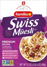 Familia Swiss Muesli Cereal, Premium Recipe with Spelt 21 Ounce (Pack of 1) 