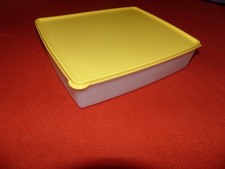 Tupperware GEFRIER-DEPOT  G09 NEU 3,0 L gelb ca. 23 x 28 x 7 cm Gefrierbehälter