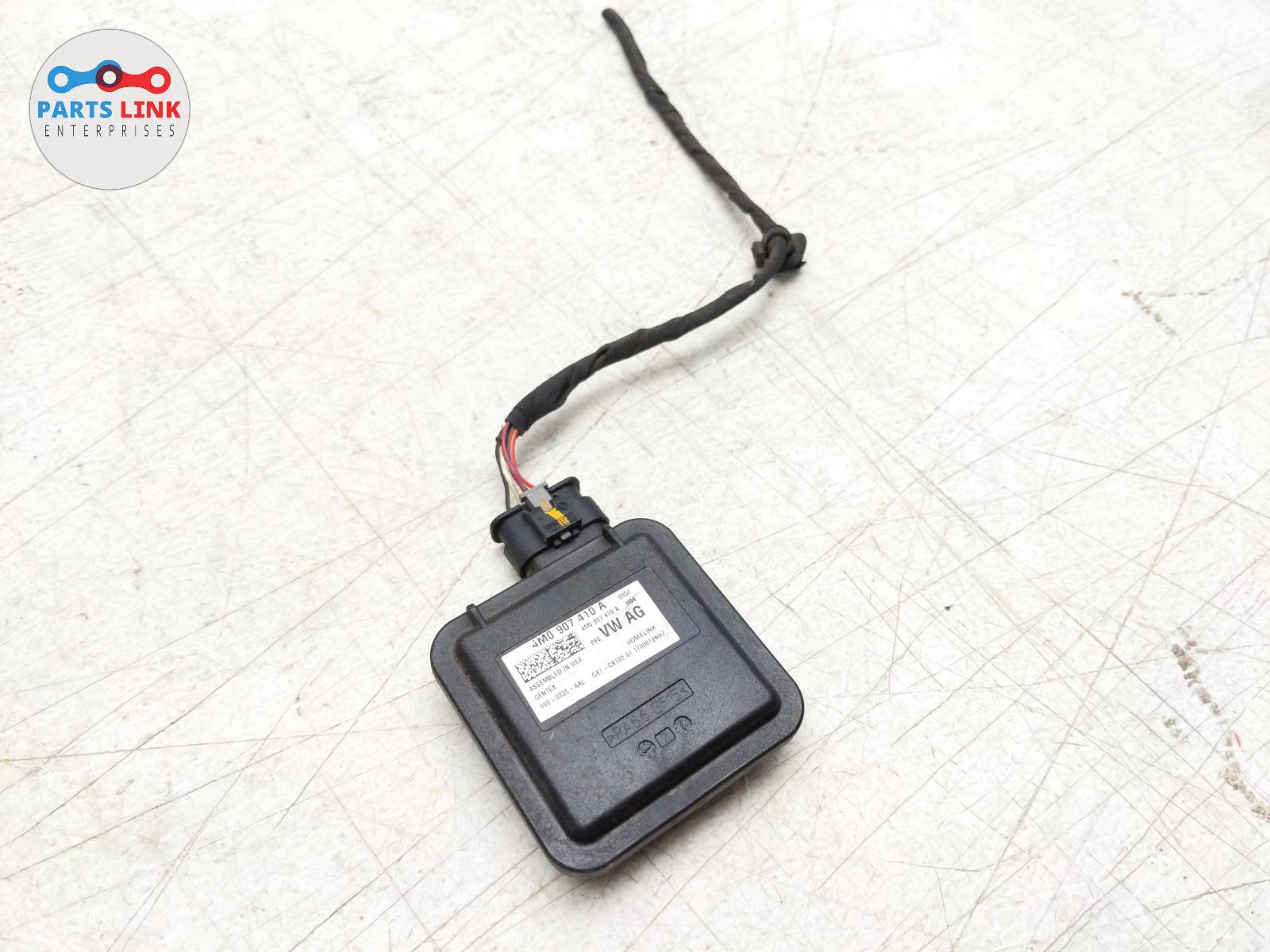 2016-20 BENTLEY BENTAYGA HOMELINK GARAGE OPENER CONTROL MODULE HARNESS PLUG 636
