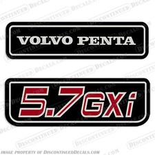Fits Volvo Penta 5.7GXi Engine Cover Decals