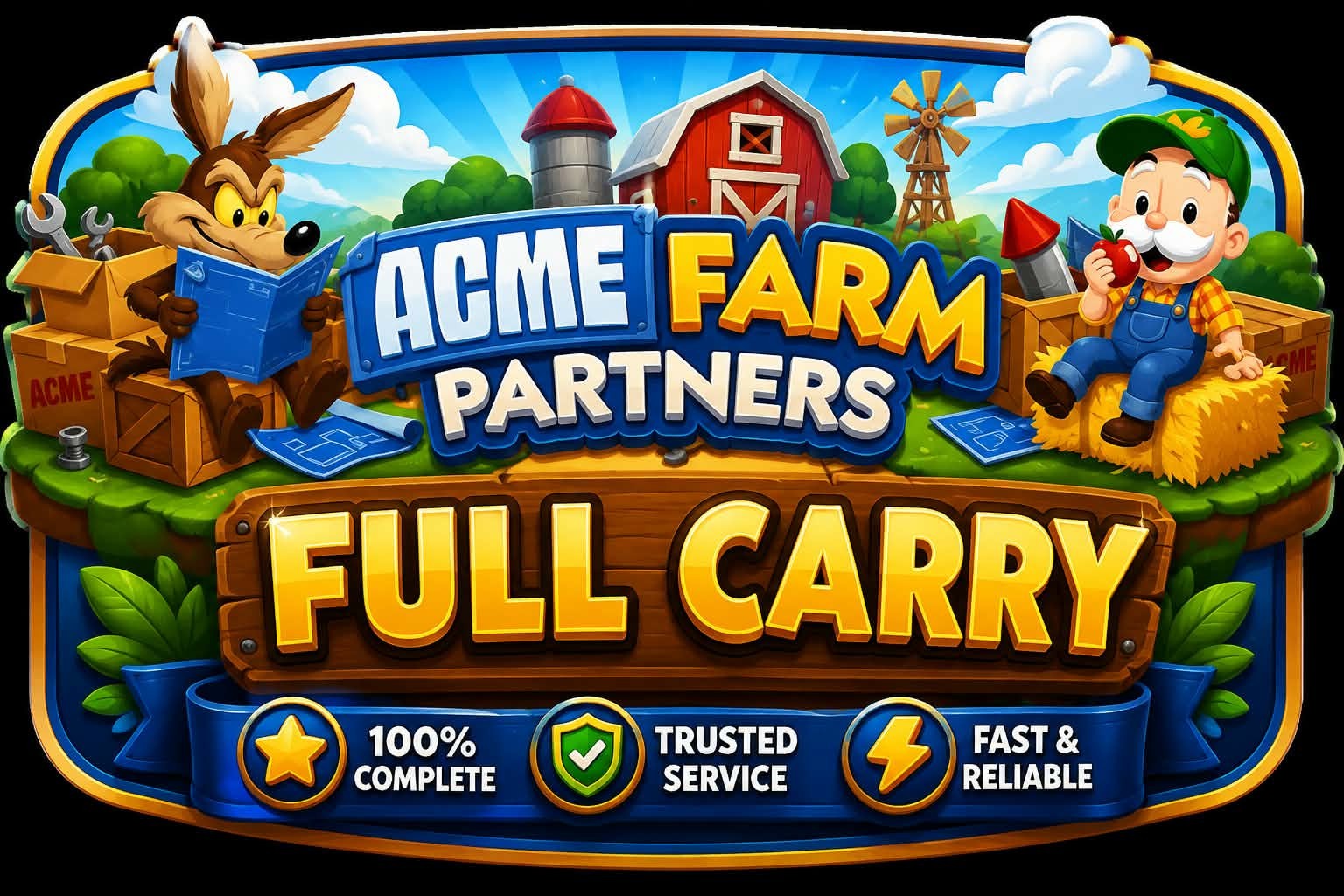 Acme Farm Partners Full Carry 80k Point  16 hours max COMPLETE