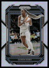 Queen Egbo 2023-24 Panini Prizm WNBA Silver Prizm Washington Mystics #78