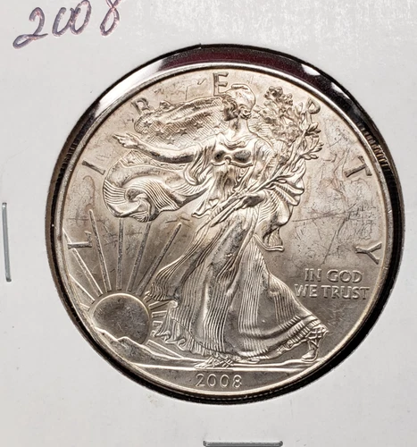 2008 American Silver Eagle 1 oz .999 Fine Silver Uncirculated