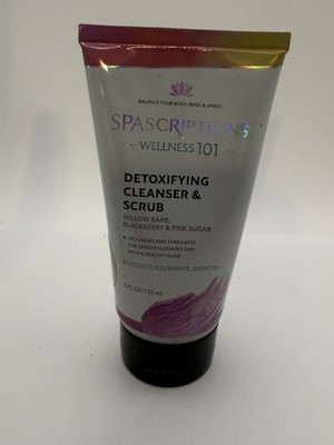 Spascriptions -Wellness 101 -Detoxifying Cleanse & Scrub 5 oz. Willow Bark