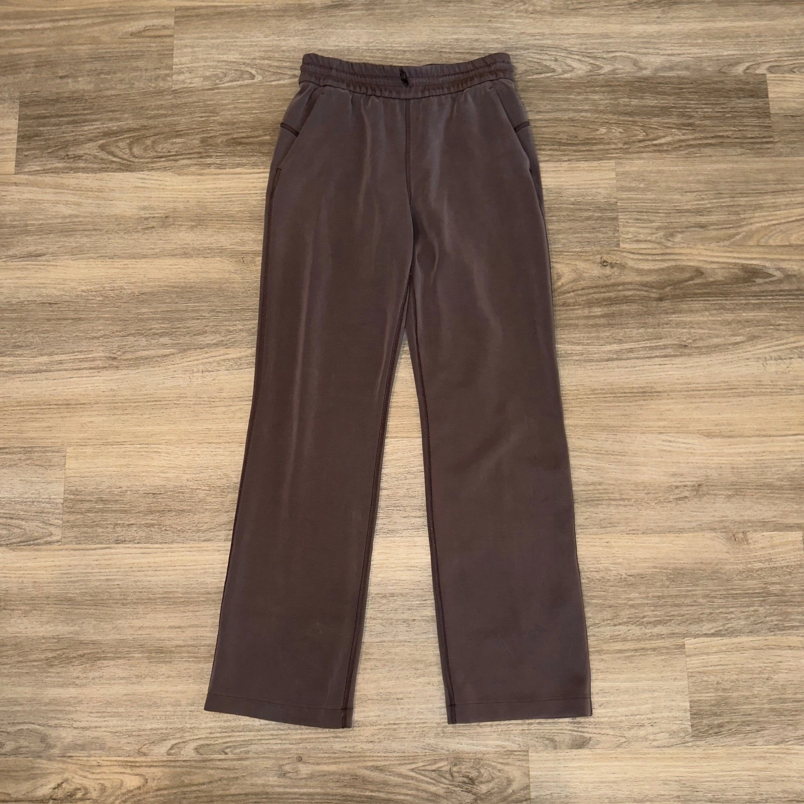 Lululemon Softstreme High-Rise Straight-Leg Pant Espresso Brown LW5EGTS Size 6