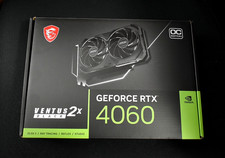 MSI GeForce RTX 4060 VENTUS 2X BLACK 8G GDDR6 Graphics Card Original Box Guide