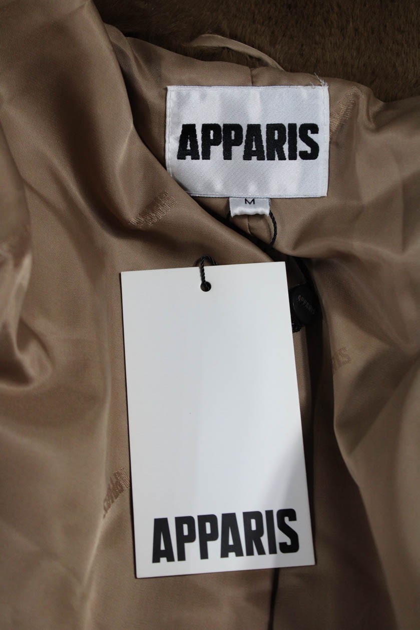 Apparis Womens Basic Jacket Brown Polyester Hook … - image 7