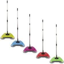 Automatic Hand Push Sweeper Magic Broom 360°Rotating High
