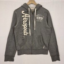 Aeropostale Gray Full Zip Hoodie Sweatshirt Women  s Small S/P