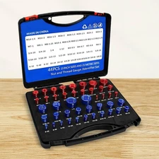 44x Nut and Bolt Thread Checker Standard 23 inch & 21 Metric for Repairsmen