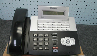 Lot of 2 Samsung DS-5021D Officeserv Phone with Stand Business Office Digital