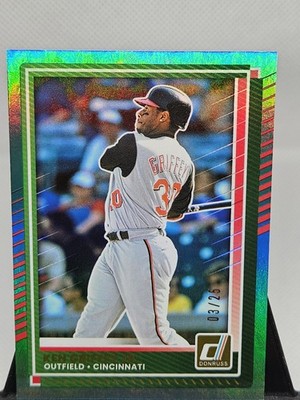2025 Panini Donruss - Ken Griffey Jr #24 Teal Variant /25 SP Cincinnati Reds 