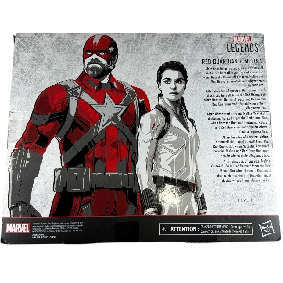 Marvel Legends Red Guardian & Melina 2-Pack Black Widow New/Sealed In Package - Image 3 of 4