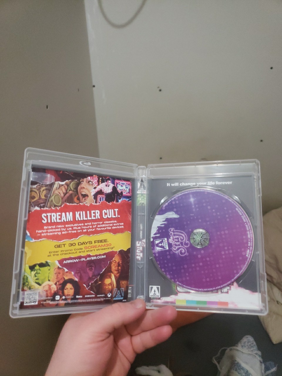 The Stuff  Blu ray Special Edition 1985 Moriarty Arrow Video Region A us USA