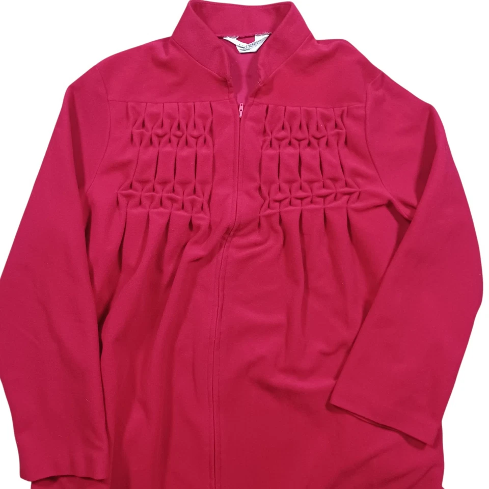 Kayser Vintage Terciopelo Romántico Calado Cremallera Camisón Bata Casa Abrigo Mediano Foto 2 de 4