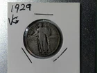 1929 D Standing Liberty  Silver Quarter VG +++ Actual Coin, not cleaned