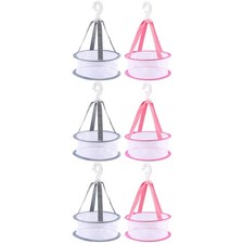 6 pcs Beauty Egg Drying Basket Mini Drying Net Bag Makeup Sponge Drying Hanger 3.46 per sponge