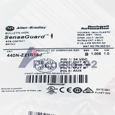 Brand New Allen Bradley 440N-Z21S16J SensaGuard18mm Dia Plastic Barrel Sensor