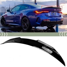 For G22 430i M440i G82 M4 2021–2025 Rear Spoiler Wing Trunk Gloss Black MP Style