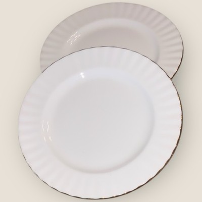 Royal Albert Val D Or 2x Salat Dessert Teller 8  kaum benutzt top