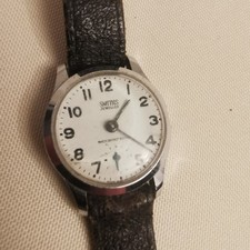 Vintage Smiths Jewelled Shockprotected Armbanduhr - Sub Seconds - England um 1940