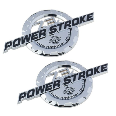 #ad #ad 2x Silver Fits 2000 2005 7.3L 7.3 Power Stroke International Door Emblem Badge $29.99