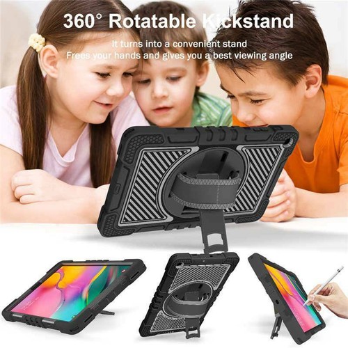 Robuste Stand Hard Case Hülle für Samsung Tab A7 A8 A9 S6 S7 S8 S9 FE Plus S10 - Bild 17 von 73