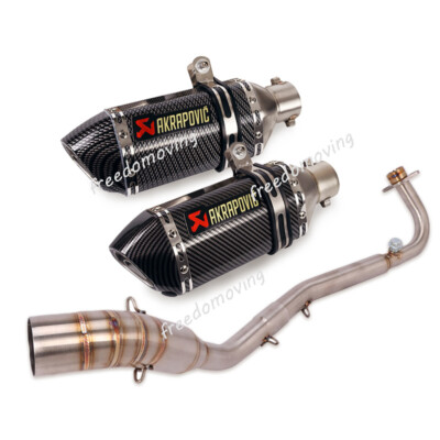 For Kawasaki Z125 Pro Until 2022 Exhaust System Header Link Pipe Muffler Escape
