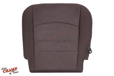 For 2014 2015 Dodge Ram 1500 2500 3500 SLT-Driver Bottom Cloth Seat Cover Brown
