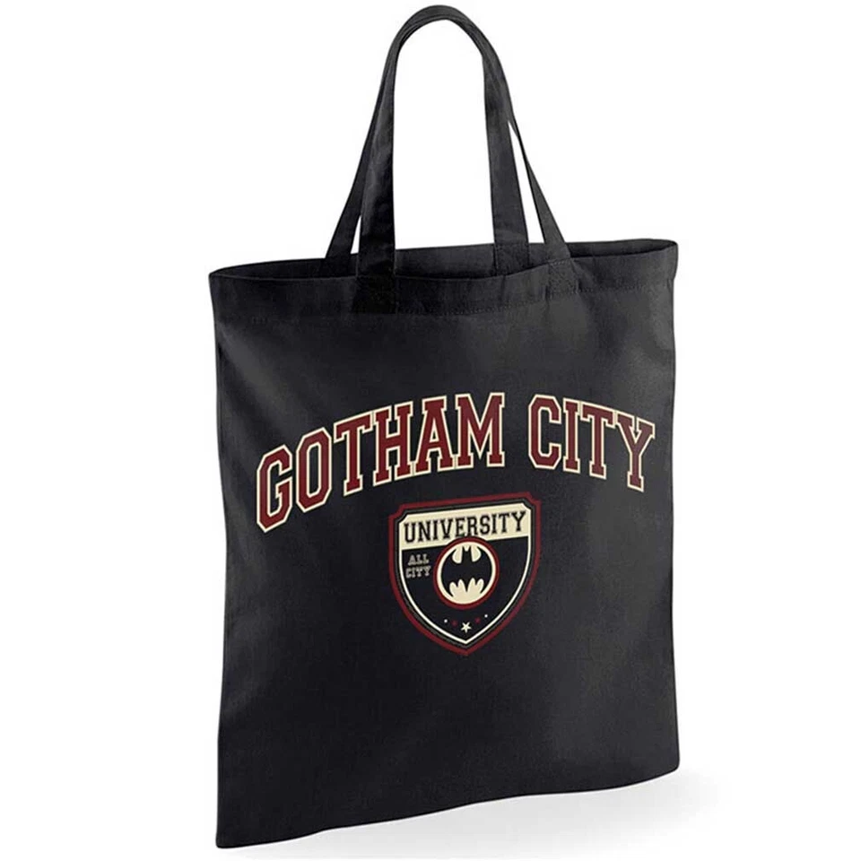 Batman Tragetasche Stoffbeutel Beuteltasche Shopper - Gotham City University