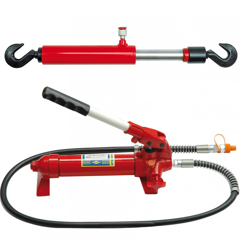 Hand Pump Hydraulics Dent Removal Zugylinder for Reference Rate 10 Ton