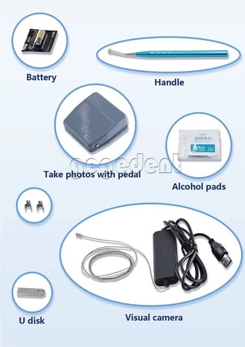 Visualizzazione canale radicolare dentale Mini Micro telecamera intraorale HD LED intra orale - Foto 23 di 24