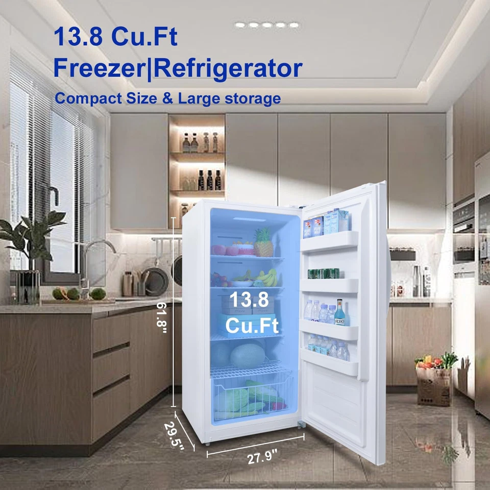 SMAD 13.8 Cu Ft Freezer/Refrigerator Dual Mode Digital Control Convertible - Image 2 of 4