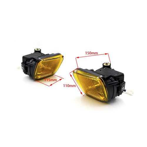 For HONDA CIVIC 1996-1998 2/3/4DR Yellow Bumper Fog Lights Driving Lamp + Switch - Picture 2 of 9