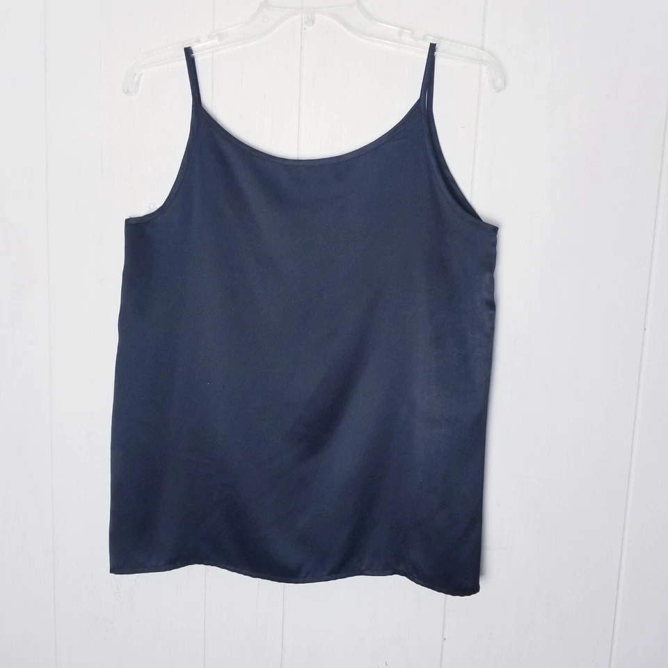 Camisa sin mangas negra Louis Feraud para mujer talla 8 Foto 3 de 4