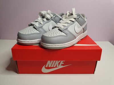 Nike Dunk Low Pure Platinum/White-Wolf Grey (PS) US 10.5C DH9756-001 