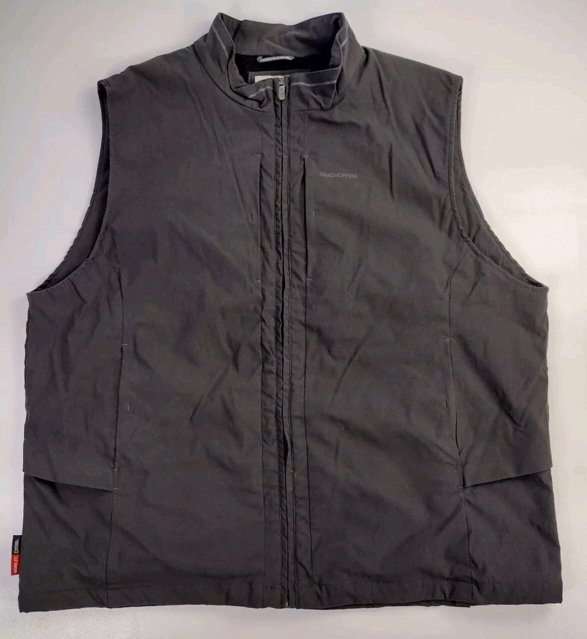 Craghoppers Nosilife Dainely Gilet Insect Shield Gray Vest Men's Sz XXL Outdoor