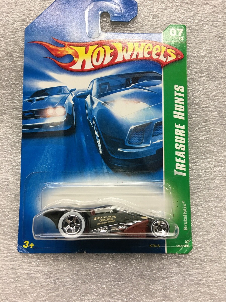 ホットウィール TREASURE HUNTS 新品 Brutalistic Hot Wheels Treasure Hunt #127/180 Brutalistic # 7/12 NEW ON CARD