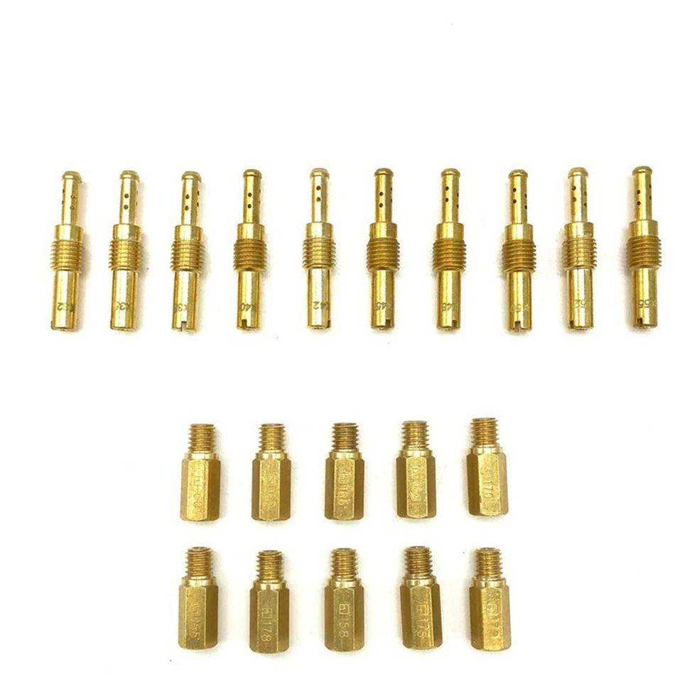20PCS Carburetor Main Jet Kit Slow/Pilot Jet For PWK Carburetor Keihin OKO CVK - Изображение 2 из 4