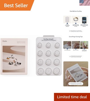 Oura Ring 4 Sizing Kit - Find Your Perfect Fit & $10 Credit Towards Purchase