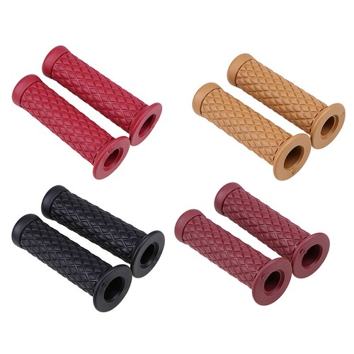 7/8" 22MM 25MM Motorcycle Handlebar Hand Grips Plastic For Harley Cafe Racer - Picture 2 of 43