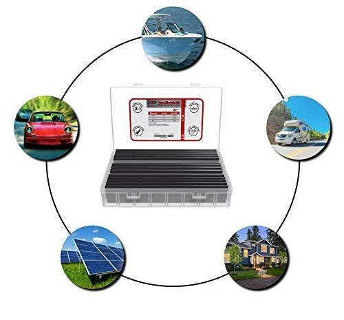 Kit termorretráctil adhesivo de pared doble de gran diámetro de 27 piezas - relación de contracción 3:1 - Foto 4 de 4