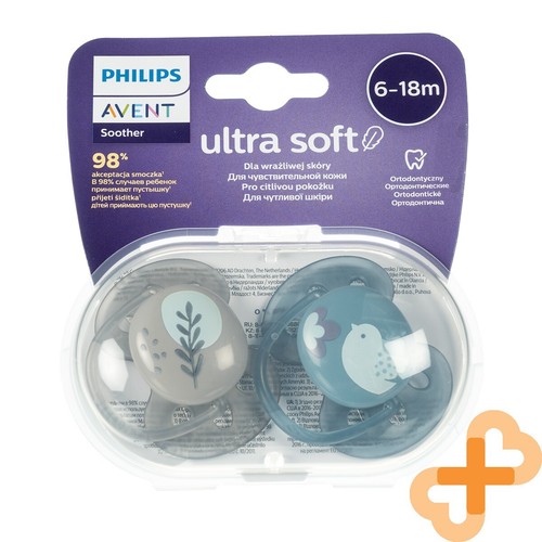 PHILIPS AVENT Silicone Pacifier 0-6 months Soft Decorated M SCF092/02 1pc. - Picture 21 of 24