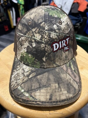 #ad Dirt Inc Trucker Camo Hat $15.00