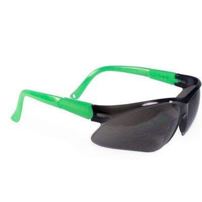 maxill Frames Adult Safety Glasses 278 Series: Green/Black, Adjustable 1/Pk