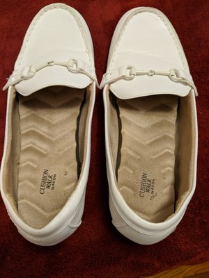 cushion walk leather loafers